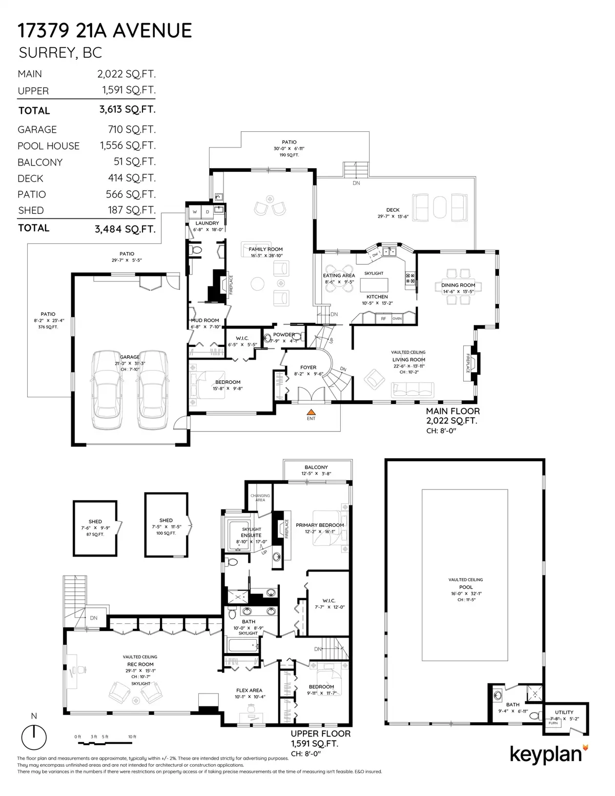17379 21a Avenue, Surrey, British Columbia Sold History | HouseSigma